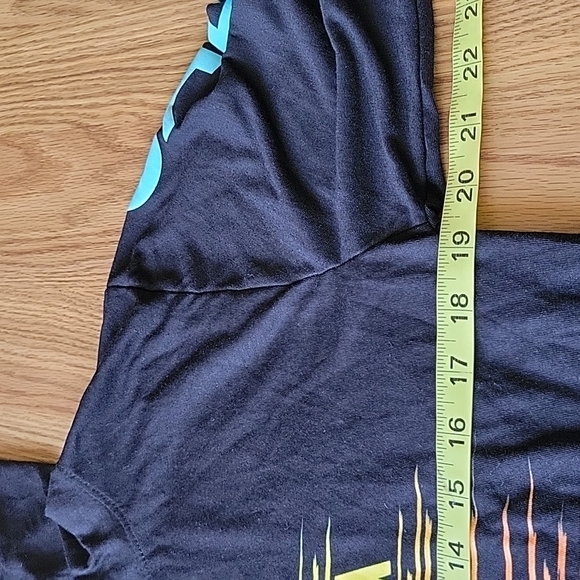 HUSTLE hoodie long sleeves tee size Medium logo front CALIFORNIA REPUBLIC - Picture 9 of 14